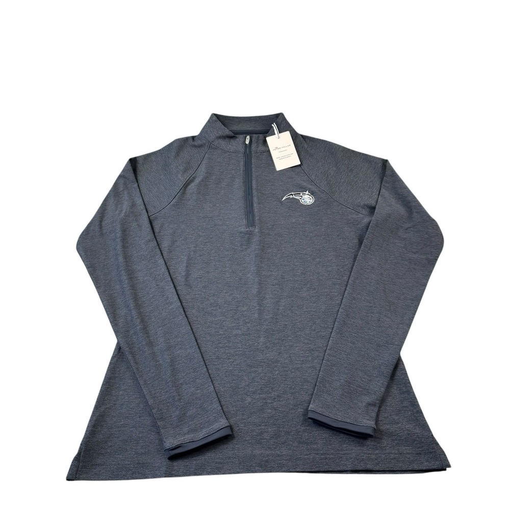 Peter Millar Gray Orlando Magic Half Zip Performance Womens Golf Pullover XS NWT